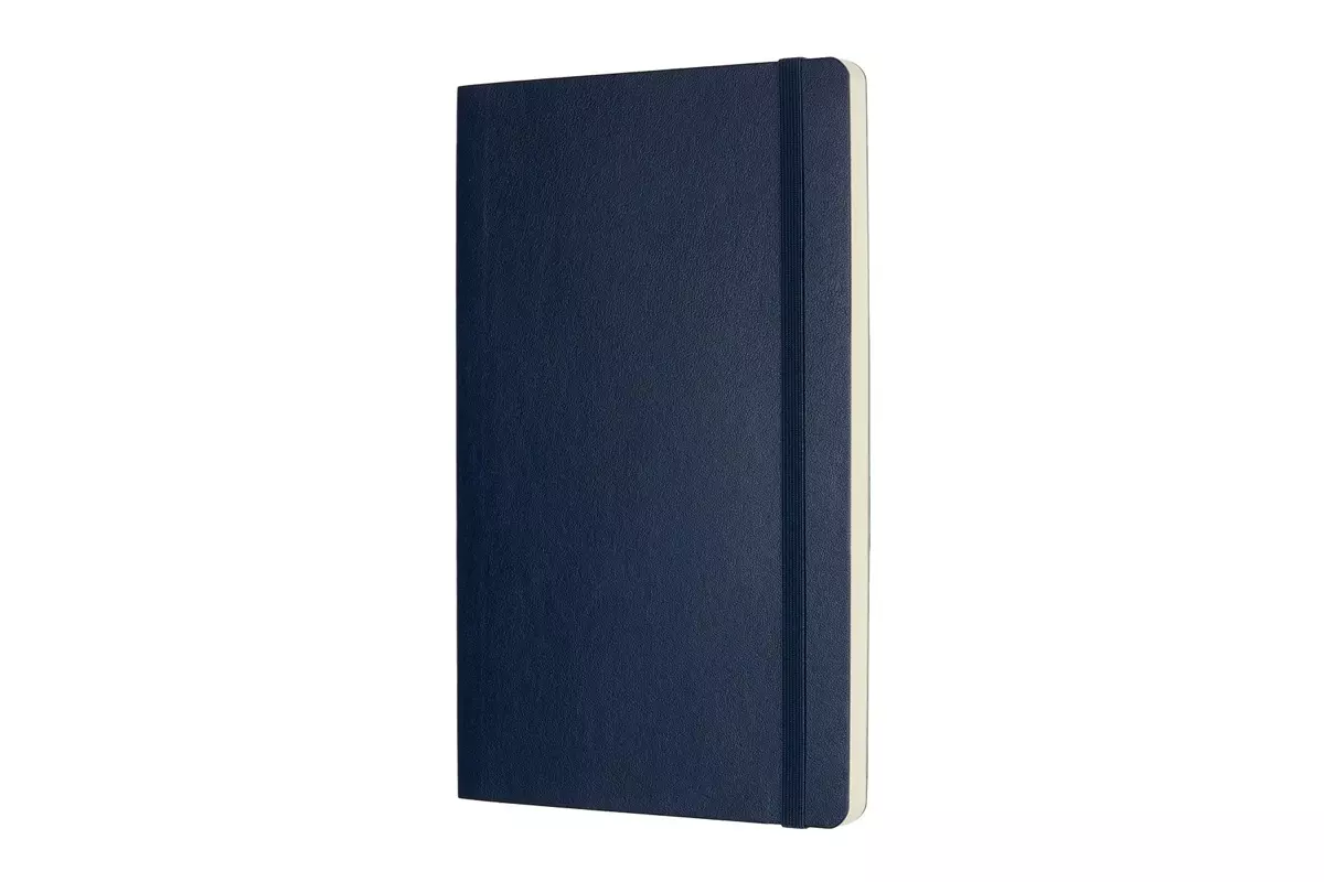 Een Moleskine Plain Soft Cover Notebook Large Sapphire Blue koop je bij Moleskine.nl